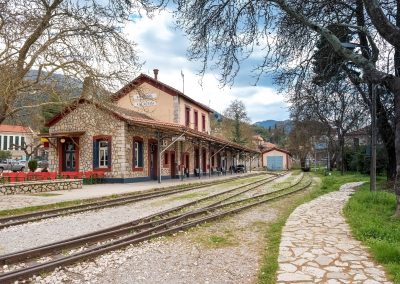 The Old Traditional Railroad Station at Kalavryta achaia photo by shutterstock_428742673